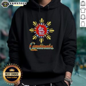 Awesome St. Louis Cardinals X Hispanic hoodie featuring vibrant colors and team logo, perfect for fans and style.