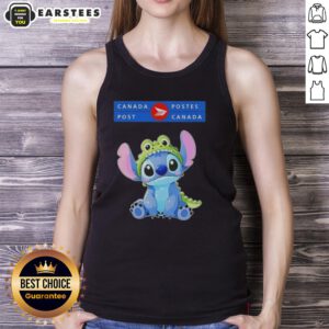 Awesome Stitch Cosplay Crocodile X Canada Post Tank Top featuring vibrant graphics and a stylish design for fans.
