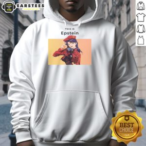 Awesome Epstein Misato Katsuragi hoodie featuring vibrant anime design, perfect for fans of Neon Genesis Evangelion.