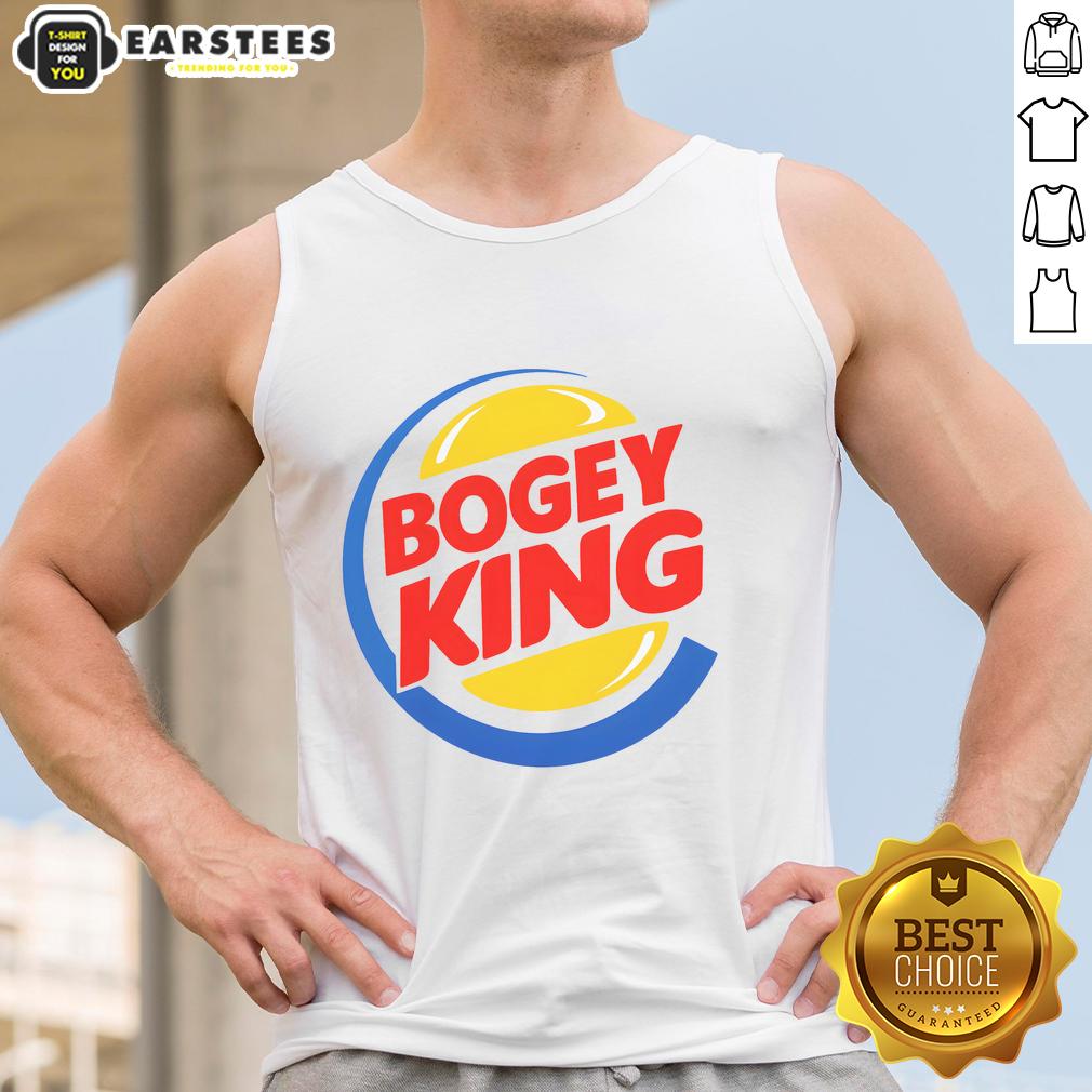 Good Bogey King Burger King logo tank top featuring a playful design and vibrant colors, perfect for casual wear.