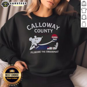 Good Calloway County Basketball Fillmore The Swamprat sweatshirt featuring a stylish design for fans and players.