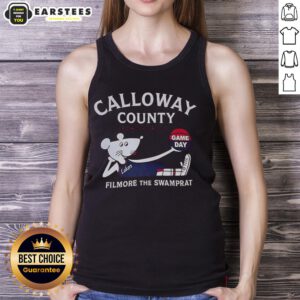 Good Calloway County Basketball Fillmore The Swamprat tank top featuring a stylish design for fans and players.