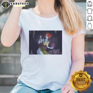Stylish Good Dunmer Dark Elf ladies tee featuring a unique design, perfect for fans of fantasy and gaming fashion.