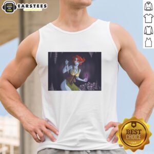 Good Dunmer Dark Elf tank top featuring intricate elven designs, perfect for fans of fantasy and gaming apparel.