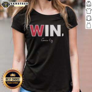 Good Indiana Hoosiers Win Cig T Ladies Tee featuring vibrant team colors and stylish design for fans.