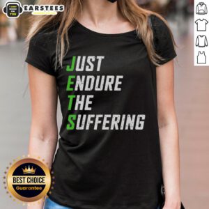 Good Just Endure The Suffering Ladies Tee in stylish design, perfect for casual wear and expressing resilience.