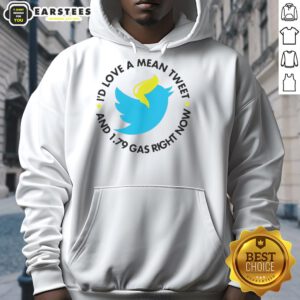 Hot Twitter ID Love hoodie featuring a bold mean tweet graphic and gas price design, perfect for stylish meme lovers.