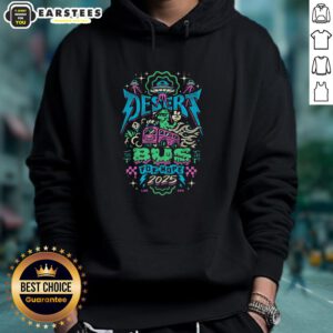 Alt Text: Nice Desert Bus For Hope 2025 hoodie featuring a vibrant design, perfect for fans of charity gaming events.