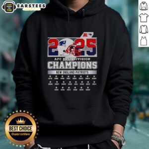 Nice New York Patriots Football Helmet on AFC East Division Champions 2025 Hoodie showcasing team pride and style.