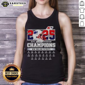 Nice New York Patriots football helmet tank top for AFC East Division Champions 2025, perfect for fans and collectors.