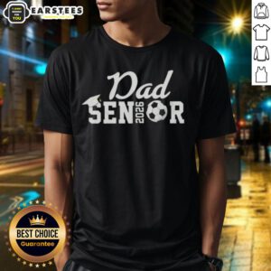 Nice Senior Soccer Dad 2026 Class Of 26 Grad T-Shirt featuring bold graphics and a sporty design for proud parents.