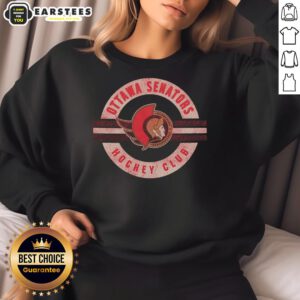Original Ottawa Senators surround sweatshirt featuring team colors and logo, perfect for fans and chilly game days.