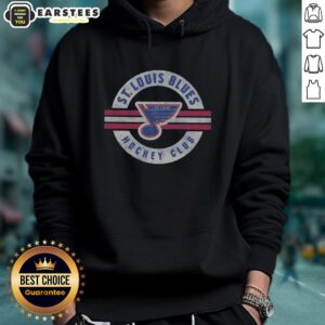 Vintage St. Louis Blues hoodie featuring a classic design, perfect for fans of the NHL team and retro sportswear.