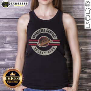 Original Vancouver Canucks Vintage Surround Tank Top featuring classic logo and retro design for hockey fans.