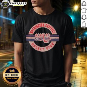Original Washington Capitals vintage surround T-shirt featuring classic logo and retro design for hockey fans.