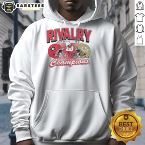 Premium Georgia Football Rivalry Winner 2025 hoodie featuring vibrant team colors and bold graphic design.