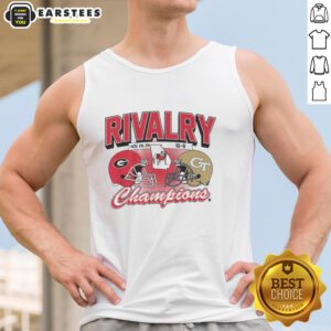 Premium Georgia Football Rivalry Winner 2025 tank top featuring vibrant design for fans celebrating victory.