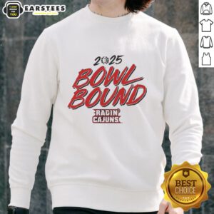 Premium Louisiana Ragin' Cajuns 2025 Bowl Bound Sweatshirt featuring vibrant team colors and logo for ultimate fan style.