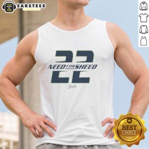 Alt Text: Premium Need for Sheed 22 Graphic Tank Top featuring a bold design, perfect for casual wear and basketball fans.