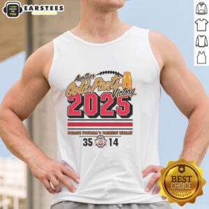 Premium Ohio State Buckeyes 2025 Another Gold Pants Tank Top featuring iconic team graphics and stylish design.