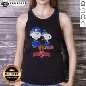 Premium SMU Mustangs X Snoopy and Charlie Brown tank top featuring vibrant graphics and comfortable fit for fans.