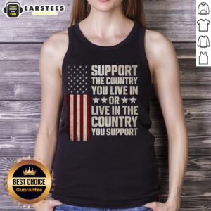 Premium Support tank top featuring a flag design, perfect for showing pride in the country you live in or support.