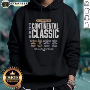AEW Continental Classic 2025 hoodie from Top All Elite Wrestling, featuring bold graphics and a stylish design for fans.