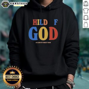 Alt Text: Forrest Frank hoodie featuring 'Top Child of God' album artwork, stylish design for music fans and fashion lovers.