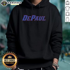 Top DePaul Blue Demons hoodie featuring the logo, perfect for fans and stylish casual wear.