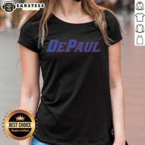 Top DePaul Blue Demons ladies tee featuring bold team logo and stylish design for female fans of DePaul University.