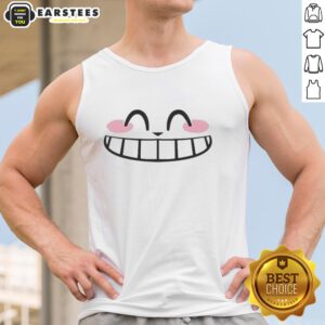 Top Kawaii Wide Smile Tank Top featuring a vibrant design and cheerful graphics, perfect for casual summer wear.