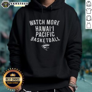 Top Watch More Hawaii Pacific Basketball Hoodie featuring vibrant colors and a comfortable fit for fans.