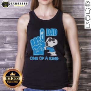 Awesome Detroit Lions X Snoopy Dad tank top featuring a unique design perfect for NFL fans and summer wear.