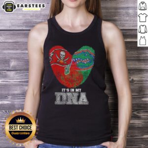 Stylish tank top featuring awesome fingerprints design for Tampa Bay Buccaneers & Florida Gators, celebrating team spirit.