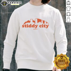Awesome Jarrett Stidham Stiddy City sweatshirt in stylish design, perfect for fans and casual wear.