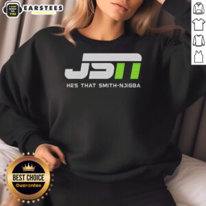 Jaxon Smith-Njigba Seattle Seahawks sweatshirt featuring bold graphics showcasing JSN's name and team pride.