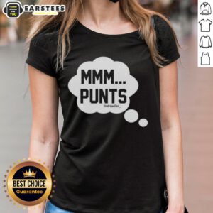 Awesome Mmm Punts The Drew Allen Ladies Tee in vibrant colors, perfect for casual wear and showcasing your unique style.