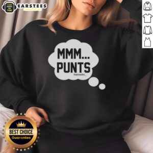 Awesome Mmm Punts The Drew Allen Sweatshirt in stylish design, perfect for casual wear and showing off team spirit.