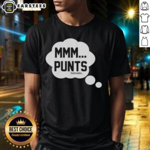 Awesome Mmm Punts The Drew Allen T-Shirt featuring a bold graphic design on a stylish black tee.