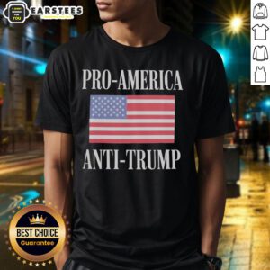 Awesome Pro America Anti Trump T-Shirt featuring bold graphics and a patriotic design, perfect for expressing your views.