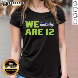 Cute We Are 12 Seattle Seahawks Ladies Tee featuring vibrant graphics and a comfortable fit for fans.