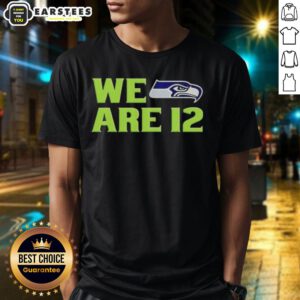 Cute We Are 12 Seattle Seahawks T-Shirt featuring vibrant team colors and a fun design for fans.