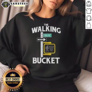 Good Brooklyn Nets The Walking Bucket sweatshirt featuring bold graphics and a stylish design for basketball fans.