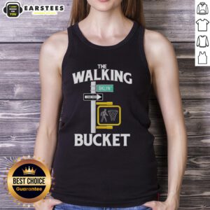 Brooklyn Nets The Walking Bucket tank top featuring bold graphics, perfect for fans and summer basketball wear.