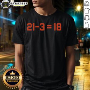 Good Caleb Williams 21-3 = 18 T-Shirt featuring a bold graphic design celebrating the athlete's achievements.