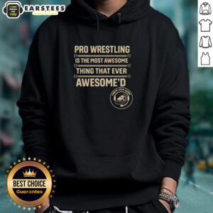 Good Coach Josh Gerry wearing the Most Awesome Thing That Ever Awesomed hoodie, showcasing a stylish and motivational look.