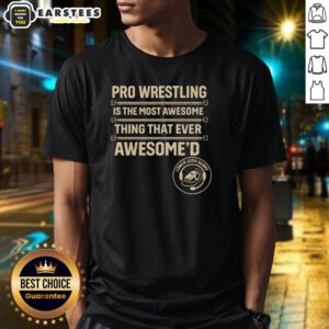Alt Text: Good Coach Josh Gerry 'Most Awesome Thing That Ever Awesome' T-Shirt showcasing vibrant design and motivational message.