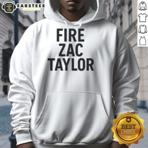Zac Taylor hoodie featuring the Good Fire logo, perfect for fans looking for stylish game day apparel.