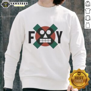 Good Foy Robot Face sweatshirt blending indie soul and digital edge, featuring a unique graphic design.