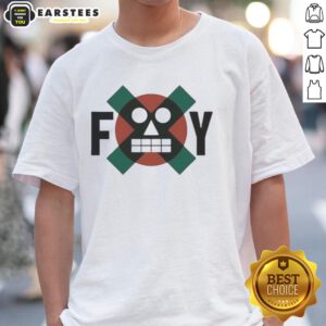 Alt Text: Good Foy Robot Face Indie Soul Meets Digital Edge T-Shirt featuring a unique robot graphic on a stylish tee.